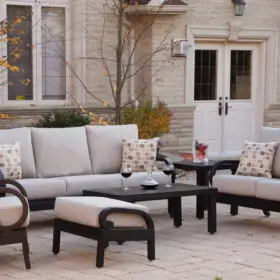 Athens Loveseat Club Set