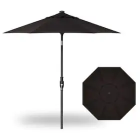 Treasure Garden 7.5 Glide Tilt Octagon Market Umbrella