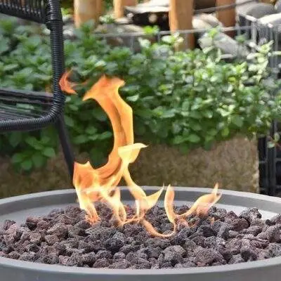 Fire Bowl with Flame