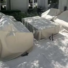Custom Vinyl Covers for Outdoor Loveseat