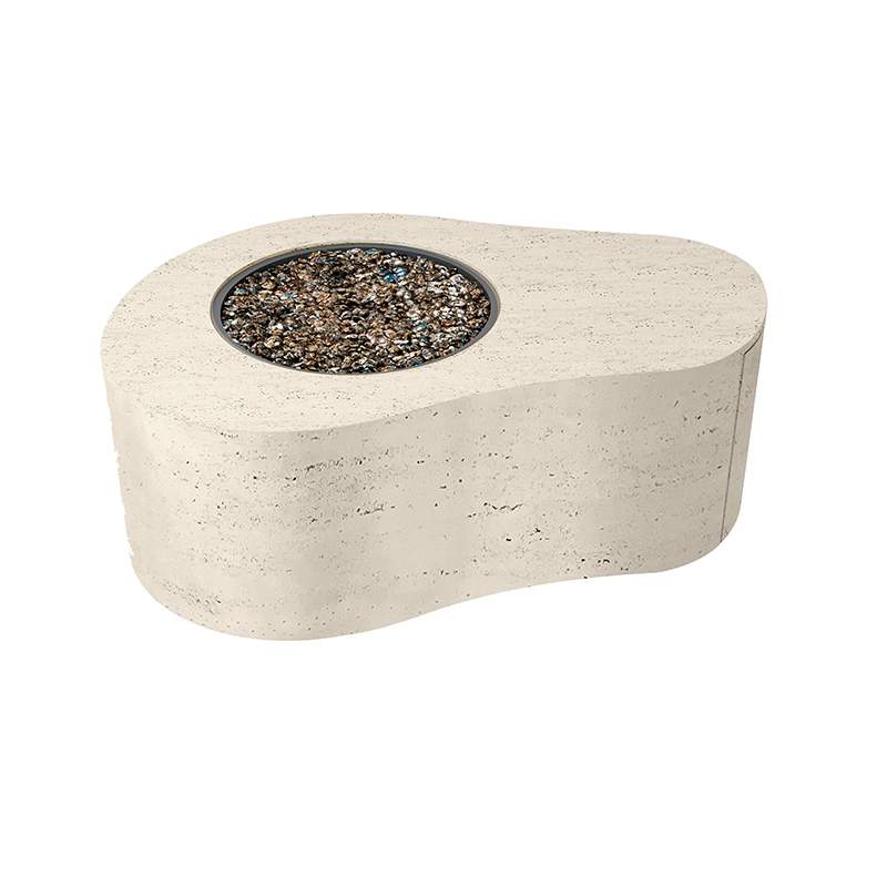 Tahoe Fire Pit Shell with Bronze Fire Glass
