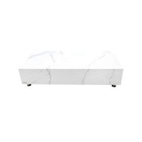 Bianco Rectangle Coffee Table by Elementi