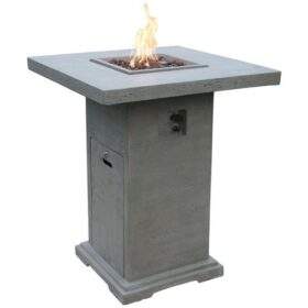 Elementi - Montreal Bar Table - Light Gray