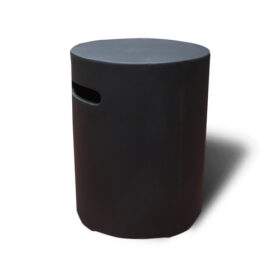 Modeno Round Tank Cover - Smooth Finish - Black