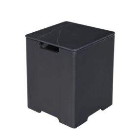 Elementi Plus Tank Cover - Porcelain Top - Black