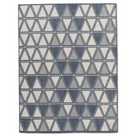 Cabana Outdoor Rug - Blue Geo