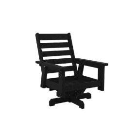 Charleston High Back Swivel Arm Chair by CR Plastics