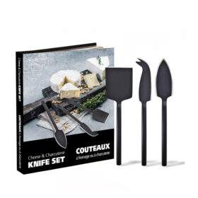 Cheese knife set - Black